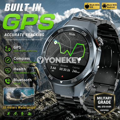 GPS harby akylly sagat, 3ATM, sport we jaň funksiýaly