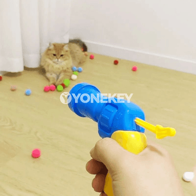 Pişikler üçin interaktiw oýunjak toplar toplumy, ýeňil we gyzykly
