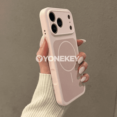 iPhone 15-17 Pro Max üçin magnitli silikon gorag gaby