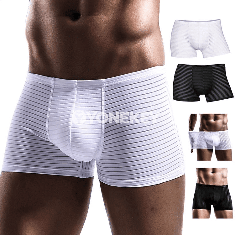 Erkekler üçin dem alýan, destekli boxer içki eşik