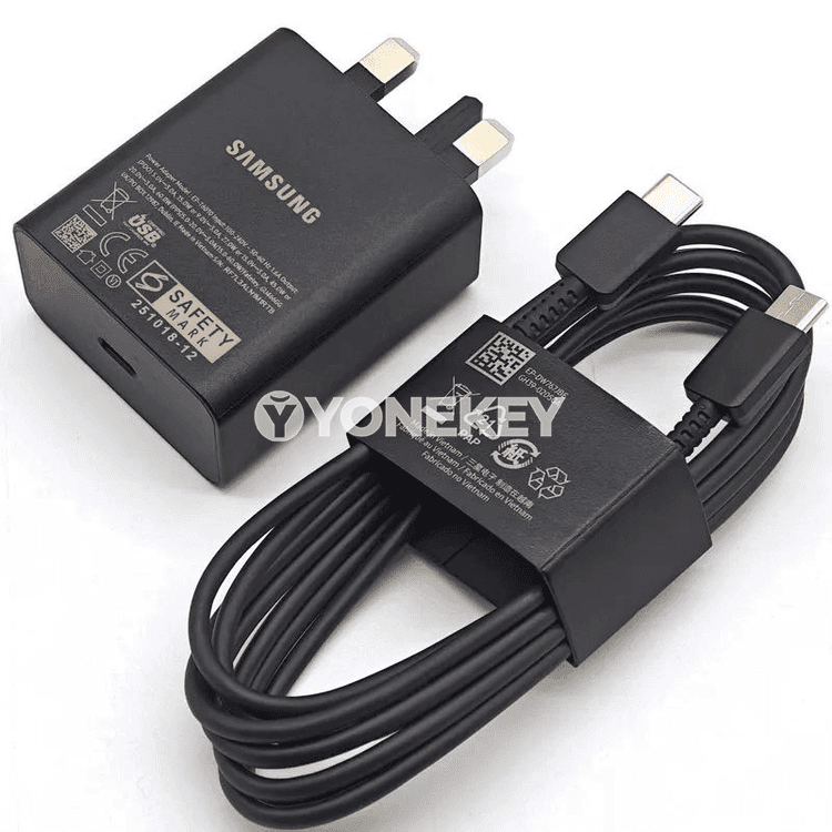 Samsung S26 üçin 60W UK adapter, Type-C kabelli