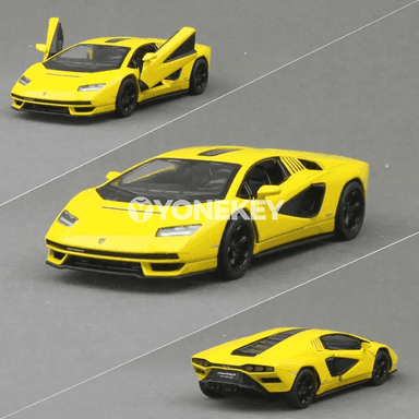 1:38 Lamborghini Countach model awtoulag, KiNSMART, kolleksiýa üçin