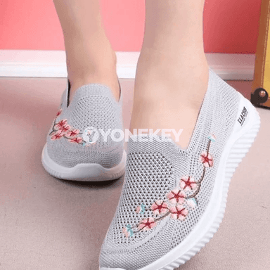 Dem alýan mesh zenan krossowkalary, ýeňil we amatly gündelik aýakgap
