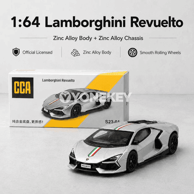 Lamborghini Revuelto 1:64 metal model awtoulag, kolleksiýa üçin