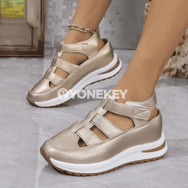 Zenanlar üçin tomus sandal, platformaly topukly, uly ölçeg 43 çenli