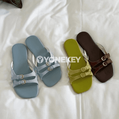 Zenanlar üçin açyk burunly rahat tekiz slipper aýakgaplar