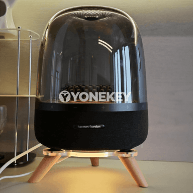 Harman Kardon üçin agaçly, süýşmeýän akustiki stend