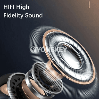 M30 TWS Bluetooth gulaklyklar, su geçirmeýän, mikrofonly, ses basyşy azaldyşly
