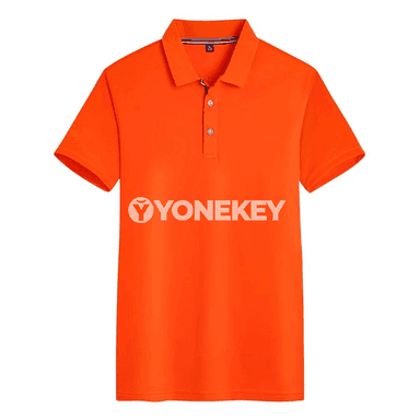 Erkekler üçin ýazky polo futbolka, gysga ýeňli, uly ölçegler