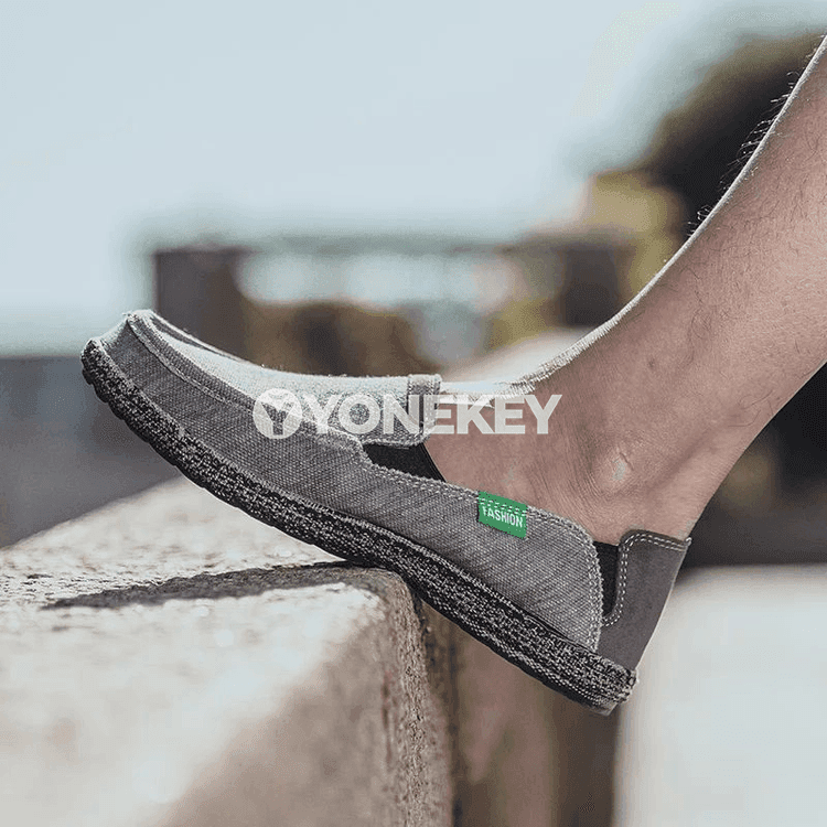 Dem alýan erkek kanwa loafers aýakgaplary, ýeňil we amatly