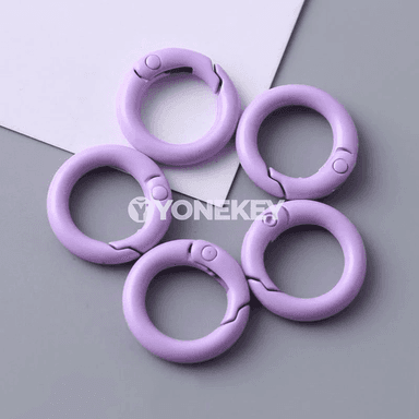 5 sany metal açar halkasy we karabin — 33 mm