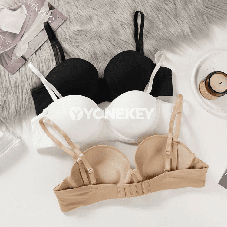 Zenanlar üçin simsiz push-up bra, rahat we görünmeýän görnüş