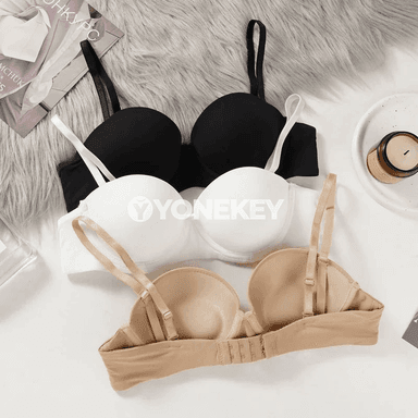 Zenanlar üçin simsiz push-up bra, rahat we görünmeýän görnüş