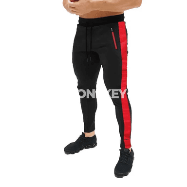 Erkekler üçin giň sport balaklar, ýeňil we rahat ýöriş üçin