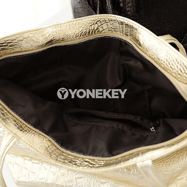 Zenanlar üçin uly göwrümli egin sumka, retro PU deri handbag