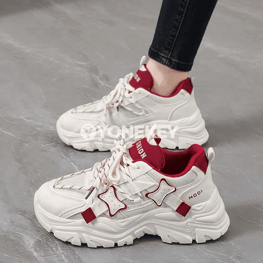 Aýal-gyzlar üçin ýeňil mesh platform krasowkalar, gündelik we sport üçin