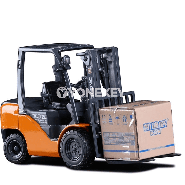 1:20 forklift metal model, gurluşyk tehnikasy, erkin hereketli awtoulag modeli