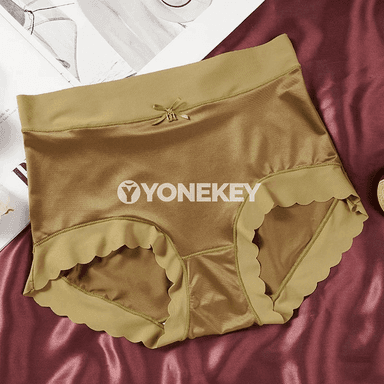 Aýal-gyzlar üçin ýokary hilli satin içki balak, orta bel, M-XL