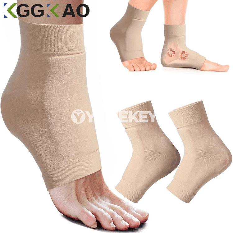 Buzda typmak üçin gel padly gorag joraplary, topuk we dabara