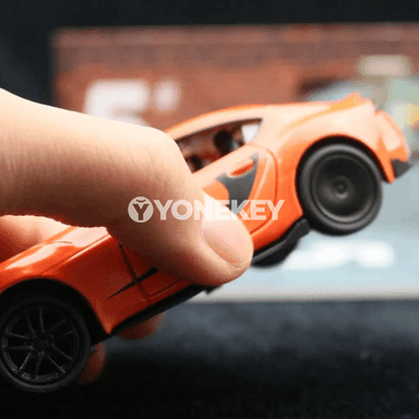 1:36 Toyota GR Supra metal model awtoulag, yza çekip goýbermek, kolleksiýa üçin
