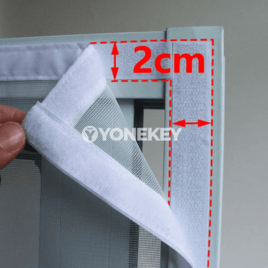 DTGJ Magnitli Ak Moskit Perde – Gapy üçin Tor, Aýratyn Ölçegde