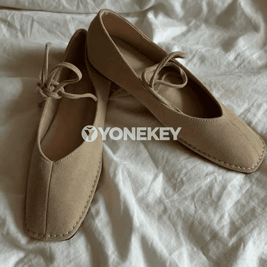 Aýal-gyzlar üçin square toe Mary Jane flats, rahat, täze moda aýakgap