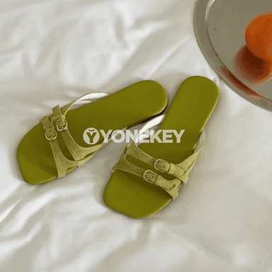 Zenanlar üçin açyk burunly rahat tekiz slipper aýakgaplar