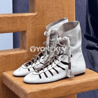 Zenanlar üçin moda Roman lyçakly beýgeldilen tomus ädikler