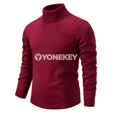 Erkekler üçin gyş-güýz ýyly turtleneck switer