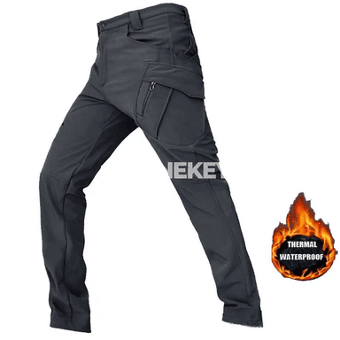 Erkekler üçin suw geçirmez gyş kargo balak, softshell model