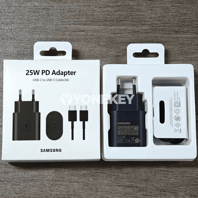Samsung 25W çalt güýçlendiriji adapter, Z Flip/Fold we Galaxy üçin