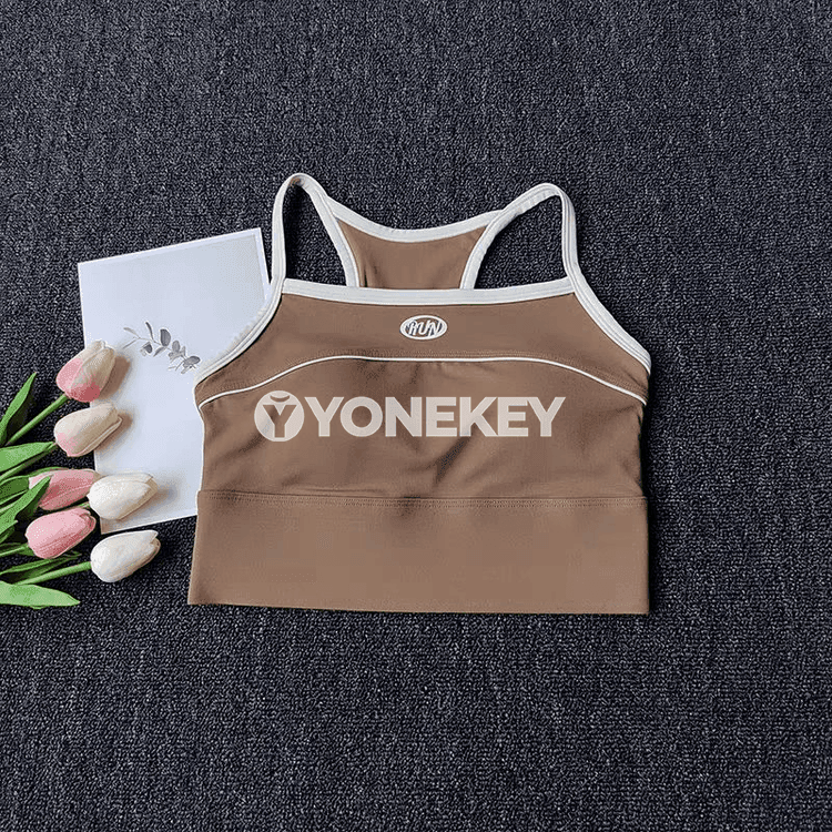 Aýallar üçin sport bra-top, ýoga we fitnes üçin ýeňil we dem alýan