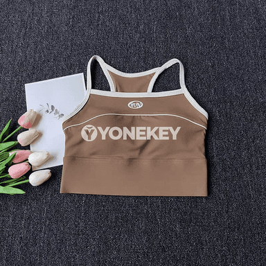 Aýallar üçin sport bra-top, ýoga we fitnes üçin ýeňil we dem alýan
