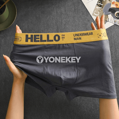 Erkekler üçin pagta boxer içki eşigi, uly ölçegli, 1 sany
