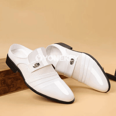 Erkekler üçin kaşaň resmi köwüşler, slip-on görnüş