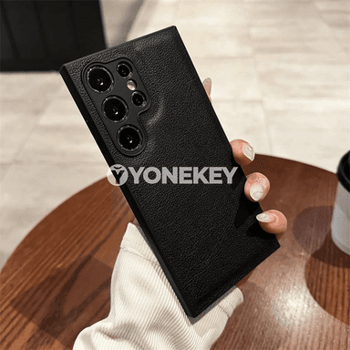 Samsung Galaxy üçin PU deri, mat, kamera goragly zarbany siňdirýän gaby