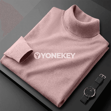 Erkekler üçin ýyly örme turtlenek switer, güýz-gyş üçin