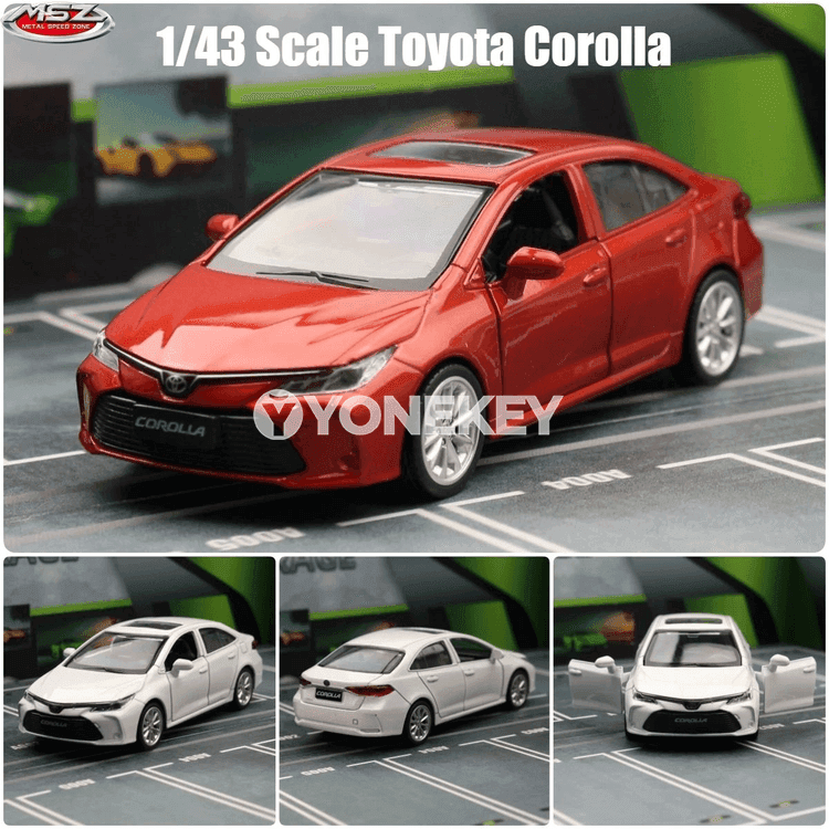 Toyota Corolla Hybrid 1:43 metal model awtoulag oýnawy