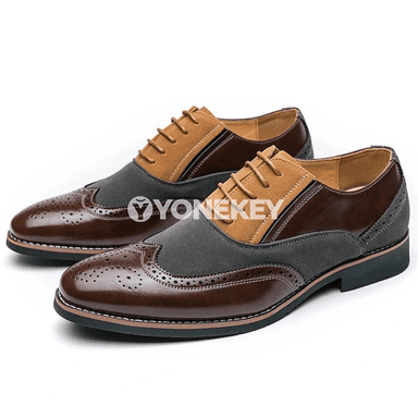 Erkekler üçin retro Oksford köwüşleri, klassik ofis aýakgaplary