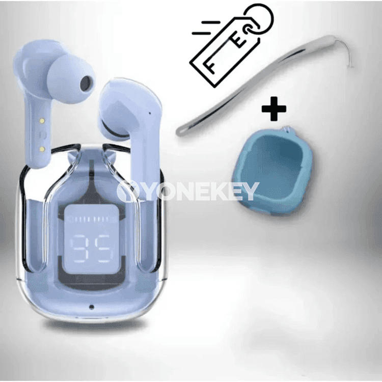 T2 TWS Bluetooth 5.3 simsiz nauşnik, sport we oýun üçin