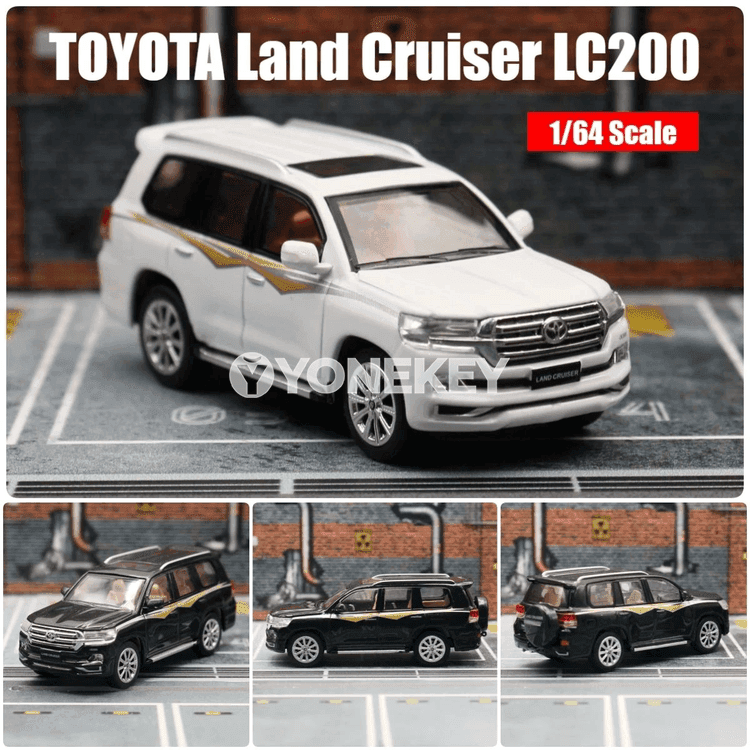 Toyota Land Cruiser LC200 1:64 metal model awtoulag — premium SUV