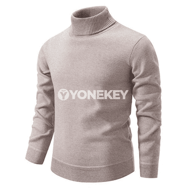 Erkekler üçin gyş-güýz ýyly turtleneck switer