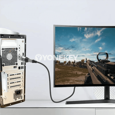 8K DP 1.4 Den Mini DP-a Adapter, 60Hz çenli ýokary hilli öwrüji