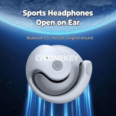 OWS simsiz Bluetooth 5.3 gulaklyklar, ýokary ses hili, zarýad gutusy bilen