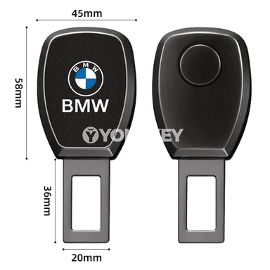BMW üçin metal howpsuzlyk guşak klips giňeldiji, 1/2 bölek