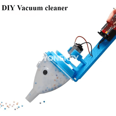 Çagalar üçin DIY elektrik vakuum arassalaýjy gurluşyk modeli