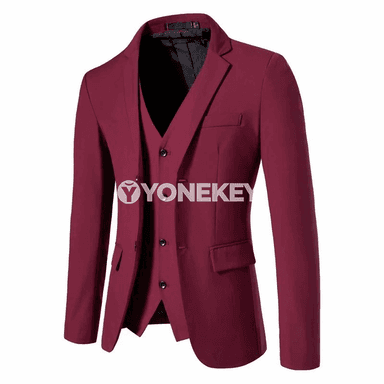 Erkekler üçin işewür-kasual blazer, inçe kesim, bir düwmeli