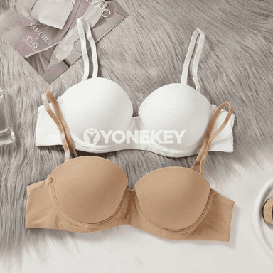 Zenanlar üçin simsiz push-up bra, rahat we görünmeýän görnüş