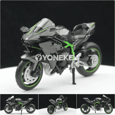 Kawasaki Ninja H2R 1:18 metall motosikl modeli