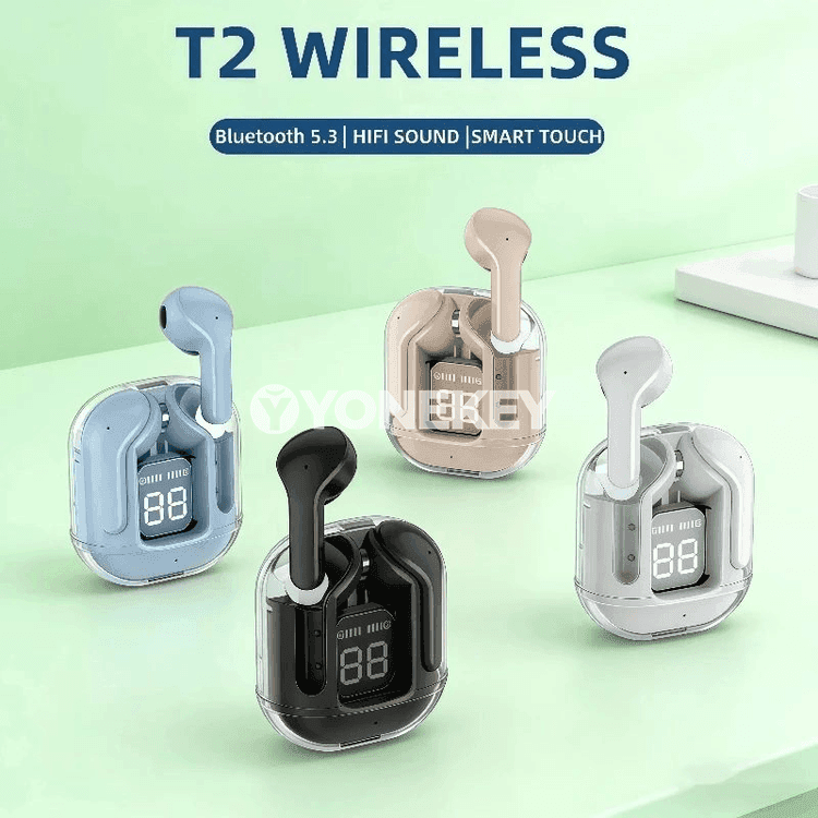T2 TWS açyk görnüşli simsiz Bluetooth nauşnik, HIFI ses